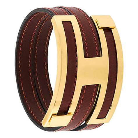 mens hermes leather bracelet|hermes extra wide h bracelet.